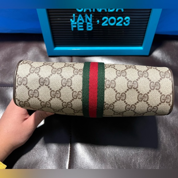 Authentic GG sherry line toiletry pouch - Picture 3 of 13